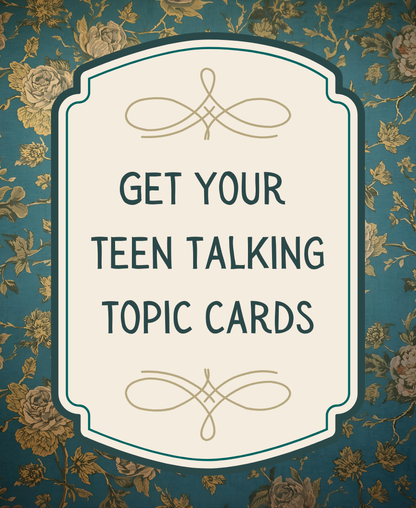 Teen Talk Topic Cards – PDF Download for Meaningful Conversations
