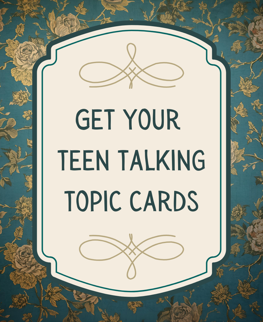 Teen Talk Topic Cards – PDF Download for Meaningful Conversations